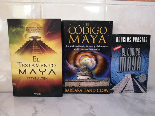 Libro. El Testamento Maya. Steve Alten. +2 Afines Al Tema (Usado)