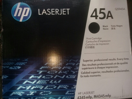 Toner Original Hp 45a Nuevos Envio Gratis