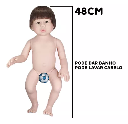 Bebe Reborn Menino 100% Silicone Boneco Original + Enxoval