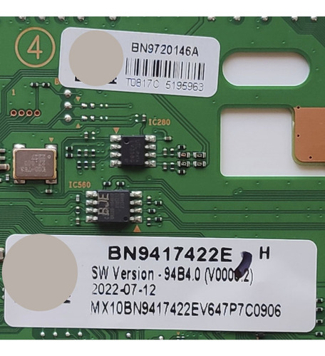 Led Driver Samsung Bn9417422e Bn4102998b Qn75qn800bfxza Cd02 (Usado)