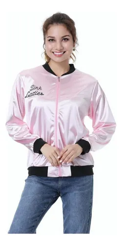 Pink Ladies Chamarra De Béisbol Rosa Cosplay De Disfraz 2024