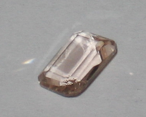 Zafiro Rosa Corte Octogonal 10,1 X 7,1 X Prof 4,1 Mm***