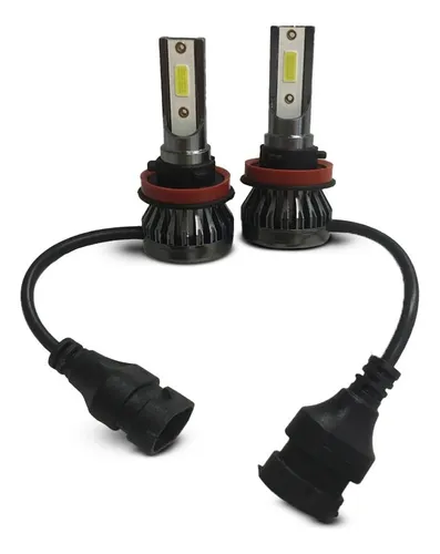 Faro Citroën C3 2013 A 2019 Con Cree Led Juego Aro Cromado