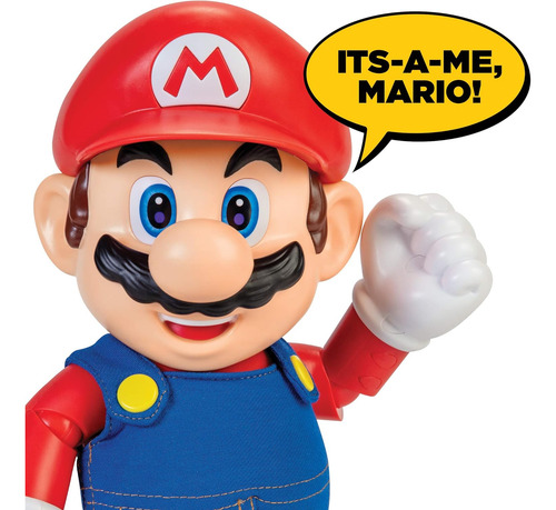Super Mario Nintendo It's-a Me! Interactivo 38 Cm (Usado)