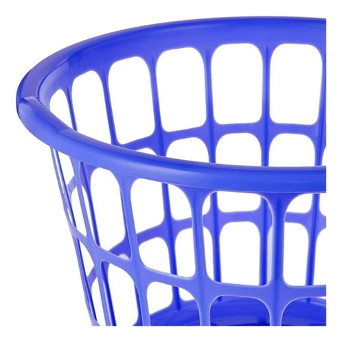 Cesta Para Ropa Mainstays Morado 20 Litros De Plastico Morado Calado