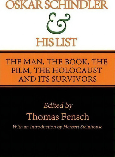 Oskar Schindler And His List, De Thomas Fensch. Editorial New Century Books, Tapa Dura En Inglés