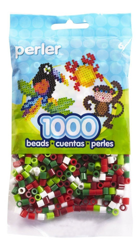 Bulk Buy Perler Beads Christme Mix 1.000 Count Pack 3