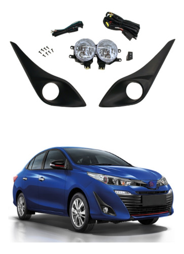 Kit Neblineros Toyota Yaris Sedan 2018-20 Tb321ta