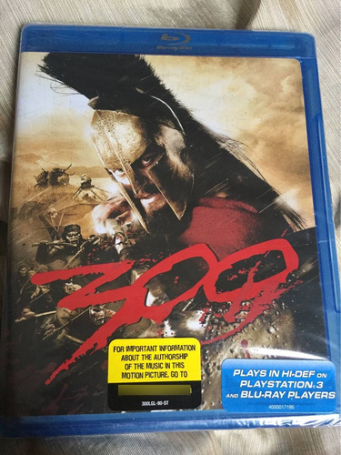 300 Bluray Nueva Y Sellada Edición Especial Importada Usa