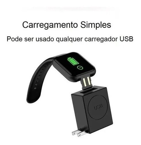 Imagem 5 de 8 de Relógio Digital Inteligente + Fone Ouvido Sem Fio Bluetooth