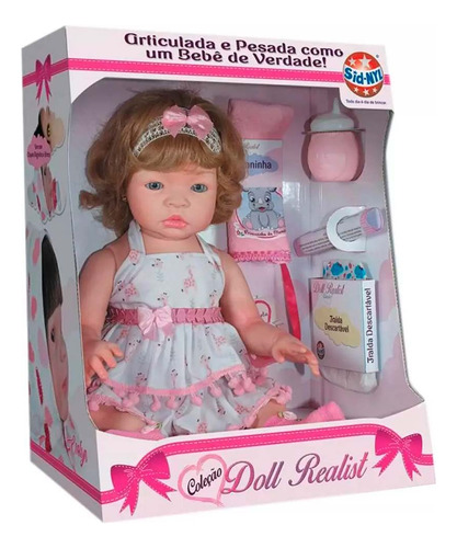 Boneca Articulada - 47 Cm - Doll Realist - Kayla - Sid-nyl