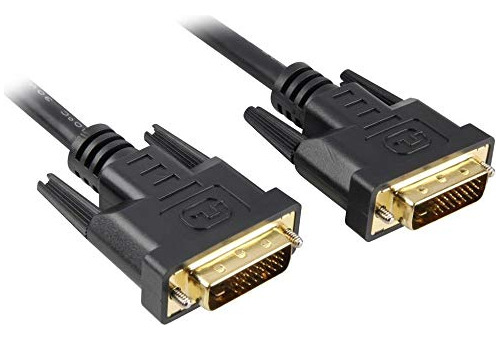 Premium Cord Cable Dvi-d Doble Enlace Dvi 24+1 1.6 ft