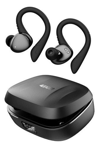 Fone Bluetooth 4leader Sem Fio - Cancelamento De Ruído, Som Hd, Bateria De Longa Duração, Resistente À Água, Microfone, Touch, Esportivo, Compatível Com Android E iPhone