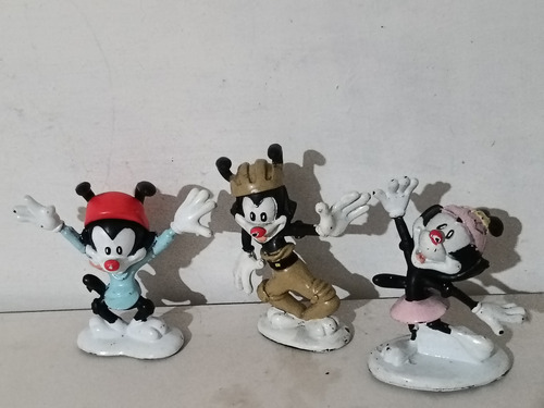 Figuras Plástico Animaniacs Sonrics Hermanos Warner (Usado)