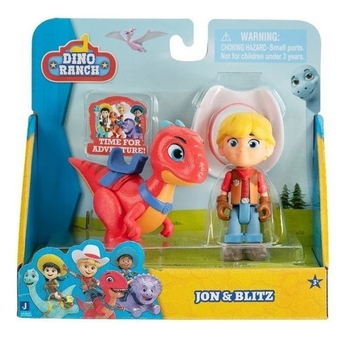 Muñeco Figura Dino Ranch - Jon & Blitz