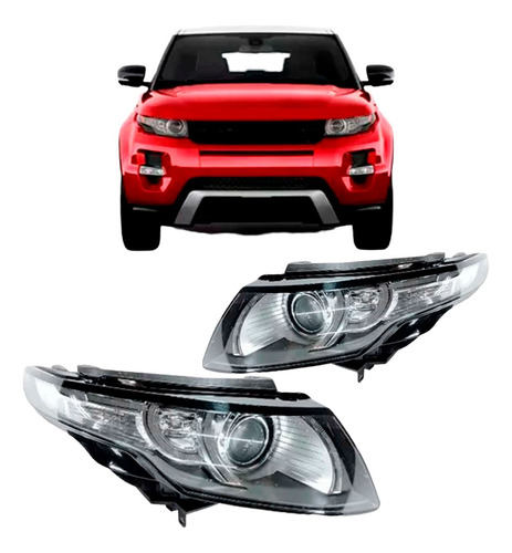 Farol Evoque 2012 2013 2014 2015 D3s Com Led 16 Pinos