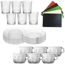 Comprar Set De Vajilla Completa Juego De Platos Combo Vasos