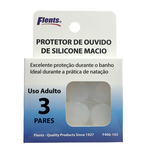 3 Pares Tampão De Ouvidos Protetor De Silicone Flents Banho