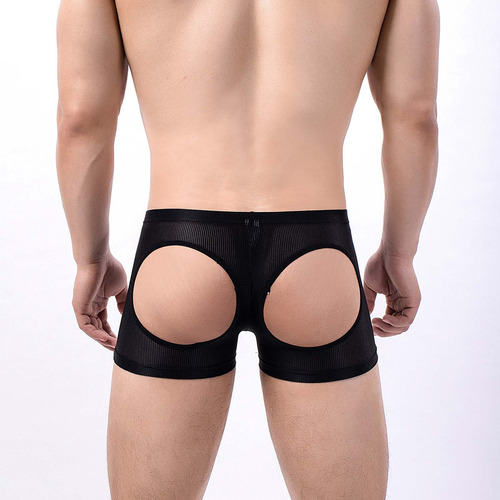 Pantalones Cortos Tipo Bóxer Suaves De Malla Transpirable Pa