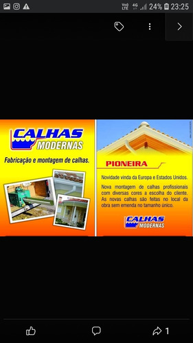 Imagem 2 de 5 de Calhas Sem Emendas
