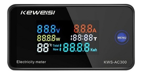 Medidor De Energia Keweisi Kws-ac300 100a Imediat - Realengo