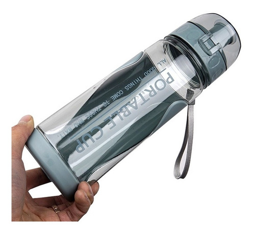 Imagen 10 de 10 de Cilindro Botella Agua Sport Gym 570ml