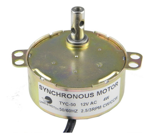Motor Síncrono Chancs Tyc-50 12 V Ac 2.5-3 Rpm Cw/ccw