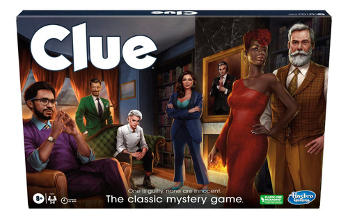 Juego De Mesa Hasbro Gaming Clue Para Niños De 8 Años En Ade