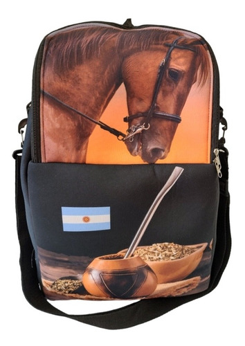 Bolso Matero Mochila Personalizado. Caballos