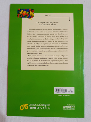 Las Competencias Lingüisticas En La Educ. Infantil, Noveduc (Usado)