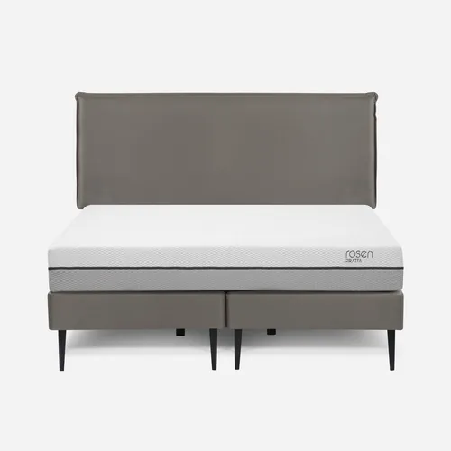 comprar Cama Europea Pratta 2 Plazas Pata Acero Bd+ Respaldo Maurice