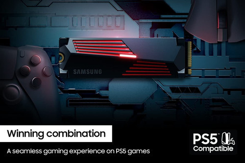 Samsung 990 Pro Con Disipador De Calor Serie - Pcie Gen4 De 2 Tb X4 Nvme 2.0c - Ssd Interno M.2 (mz-v9p2t0cw)