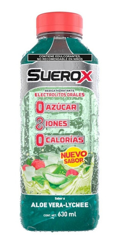 Suerox Ad 8iones Aloe 630ml Electrolitos