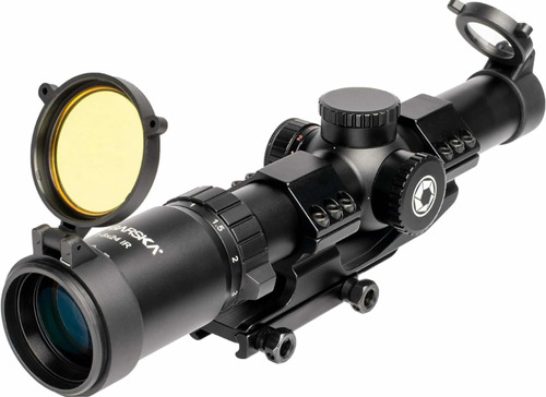 Mira Táctica Telescópica 1-4x28 Aeg Retícula Iluminada Rifle