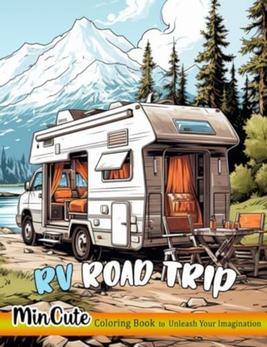 Libro: Rv Road Trip Coloring Book: On The Road Again, Cheerf