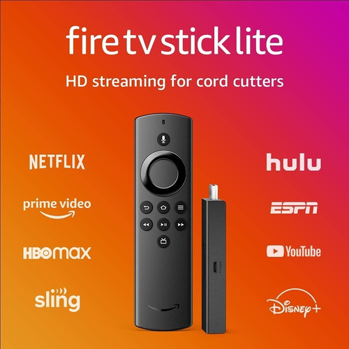 Adaptador Fire Tv Stick Lite Control Remoto