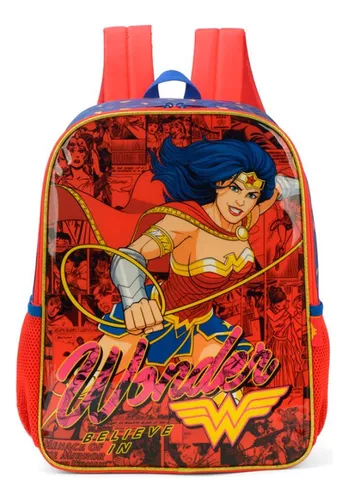 Mochila Wonder Woman roja Wonder Woman 40x30x15 cm