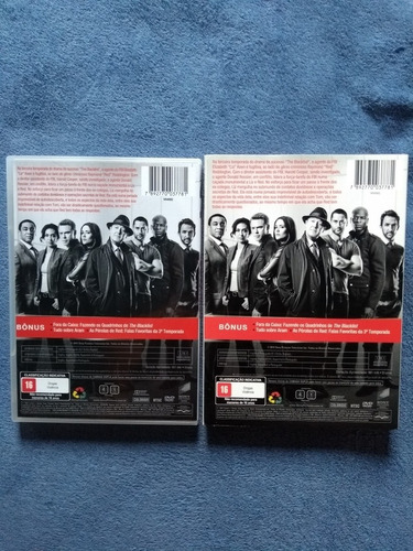 Lote The Blacklist A Lista Negra Dvds
