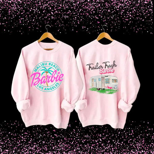Sudadera Camper De Barbie Doble Vista Y Malibu