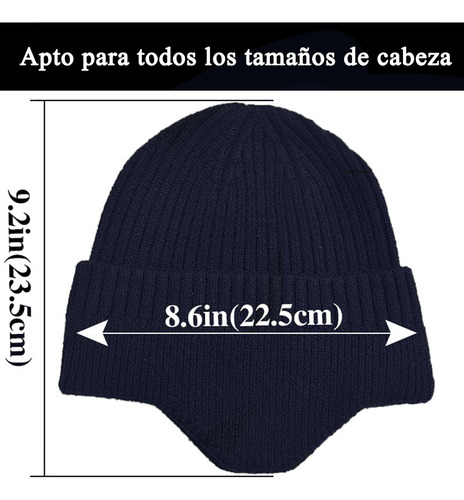 Fashion Gorro De Invierno Unisex, Proteger El Oído Del Frío