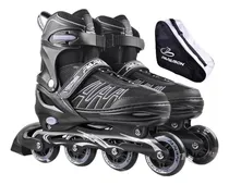 Comprar Rollers Patines Profesionales Pu Extensibles 32-42 + Bolso