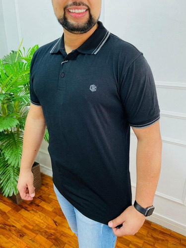 Imagem 4 de 4 de Camisa Polo Plus Size Camiseta Tamanho Grande Extra G1 G2 G3
