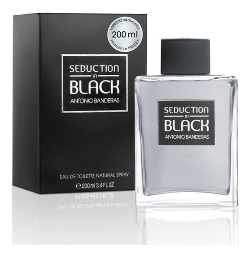 Perfume Masculino Antonio Banderas Seduction In Black 200ml