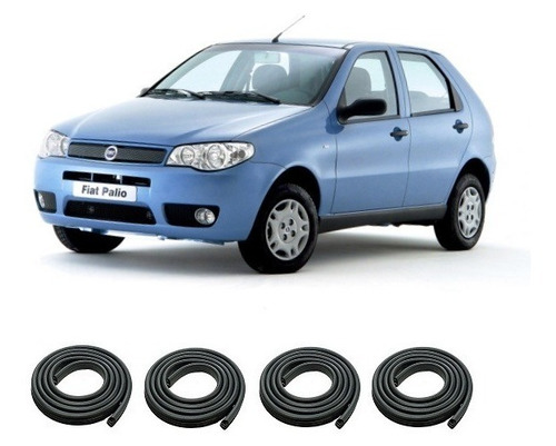 Burletes Fiat Palio 2007 Ptas. Kit 4 -puertas Rapinese