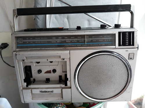 Radio Portátil Usado Toca Fita National Modelo Rx1394 Funcio