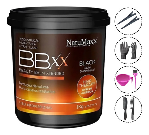 Btx Black Natumaxx 1kg + Frete Grátis + Brinde