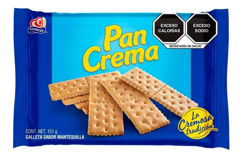 Imagen 2 de 8 de Galleta Gamesa Pancrema 20/ 151 Gramos