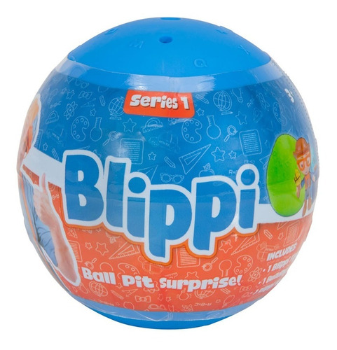 Pelota Muñeco Blippi Ball Sorpresa Bloque Tarjeta Colecc Ful