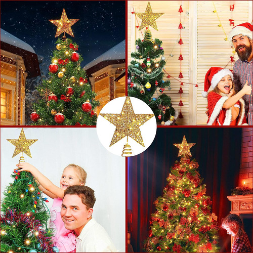 Árbol De Navidad Tree Top Led Estrellas Luces
