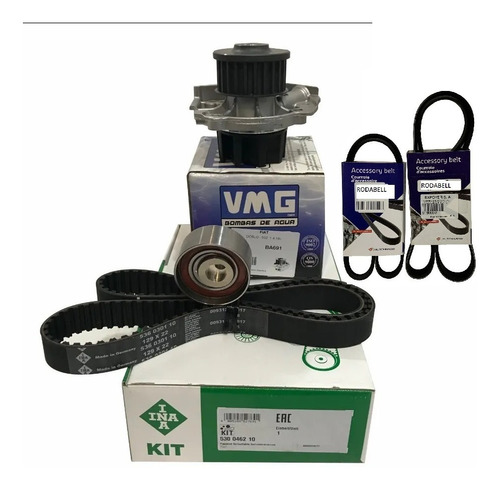 Kit Distribucion Original Fiat Mobi 1.0 8v Ina + Bomba Agua 